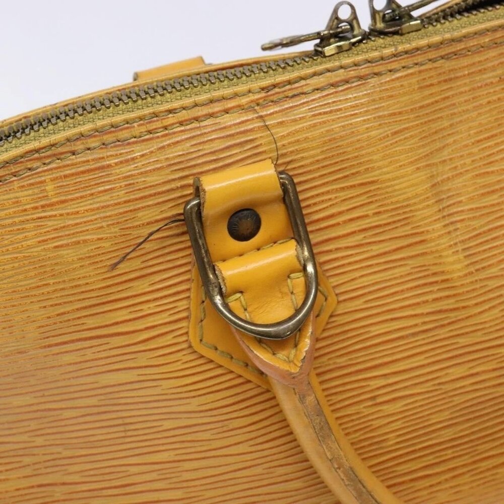 LOUIS VUITTON Epi Alma Hand Bag Yellow M52149 LV Auth BA5218 - Picture 12 of 16